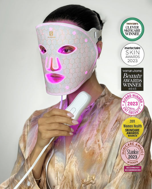 Glamour Luxe 7-Color LED Face Mask – Professional Skincare at Home